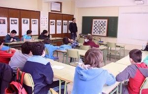 Clase del M. I. Rufino Camarena