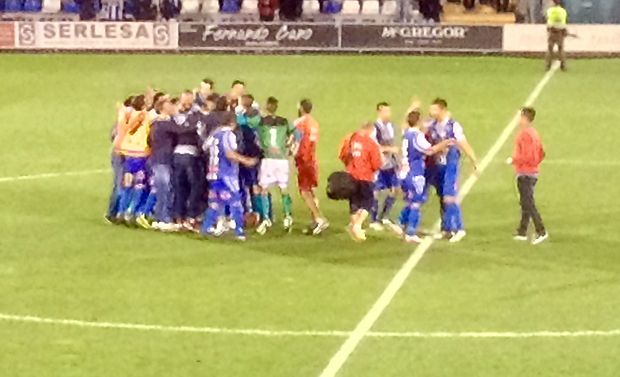 Alcoyano Lleida celebracion