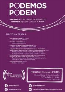cartell podem noviembre