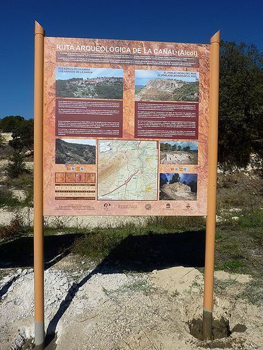 cartell ruta la canal 1