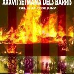 Cartell 37a Setmana dels Barris