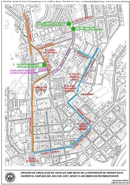 Planol obres El Camí